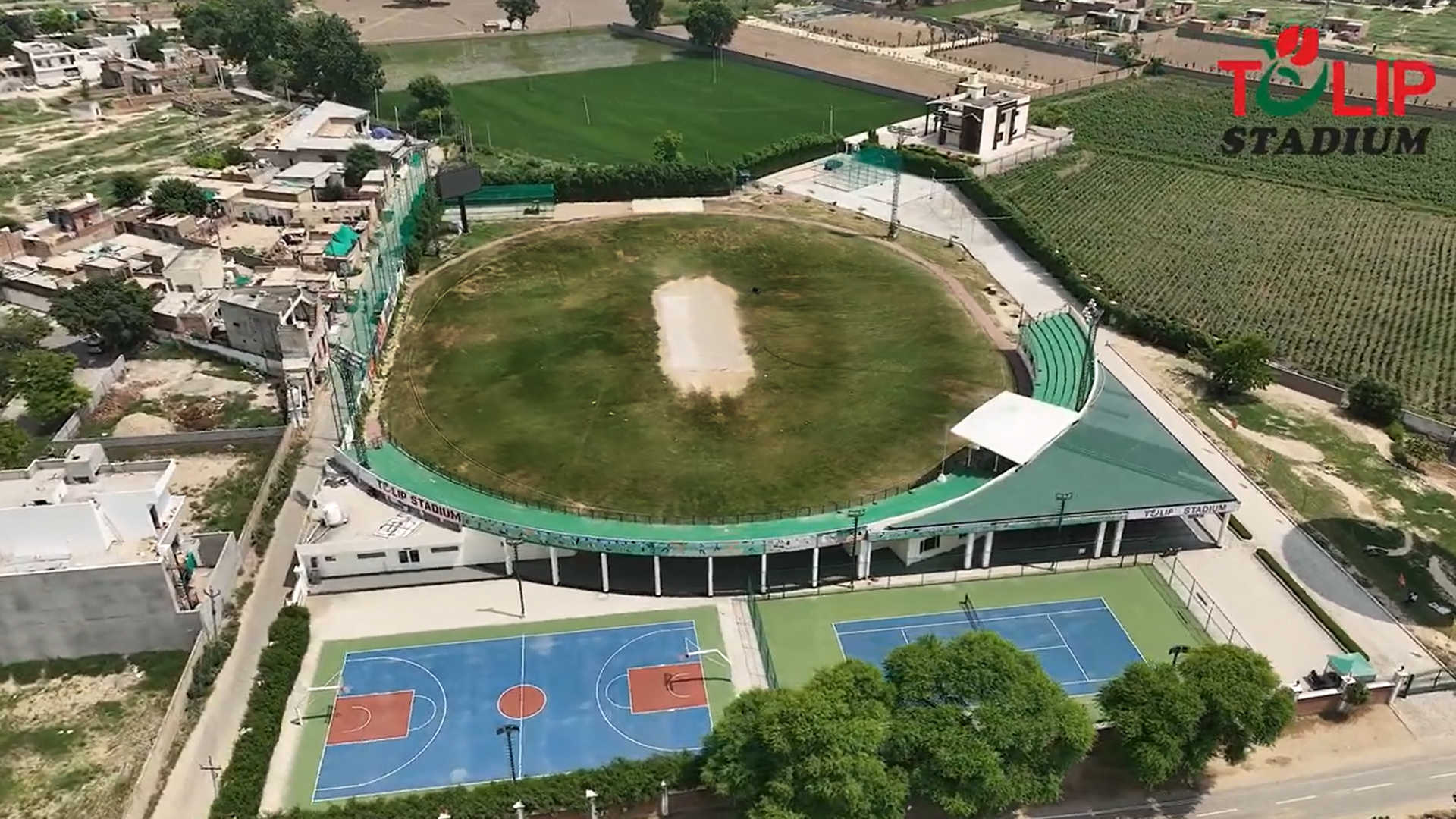 Cricket Ground with Stadium